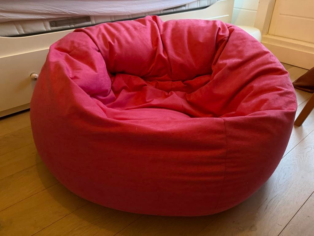 Sittingpoint Easy Beanbag XL - Roze Zitzak, Huis en Inrichting, Zitzakken, Ophalen, Zo goed als nieuw, Roze, Zitzak