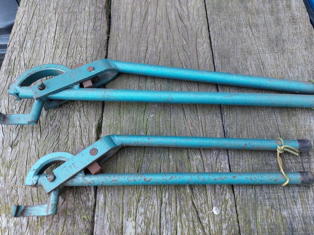 Buigijzers 12 en 15, Doe-het-zelf en Verbouw, Gereedschap | Handgereedschap, Ophalen, Gebruikt