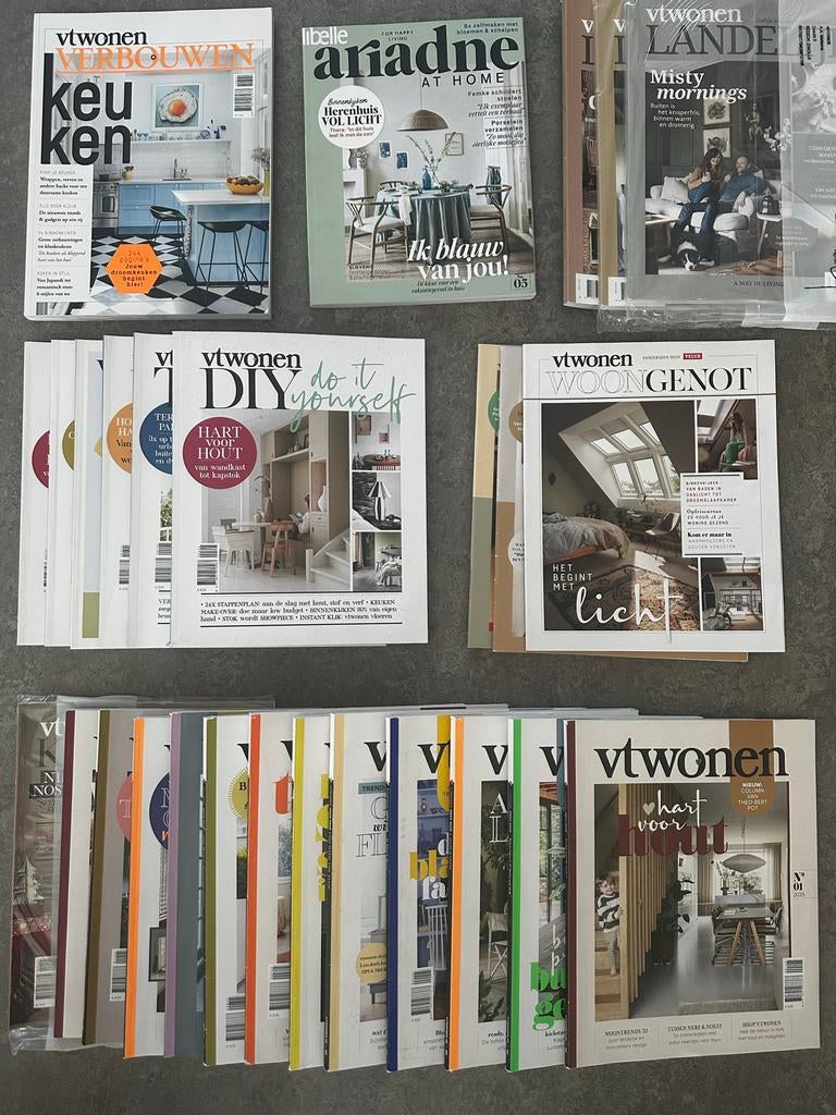 VTWonen tijdschriften: jaargang 2025, DIY, Verbouwen, Landel, Ophalen of Verzenden, Gelezen, Overige typen