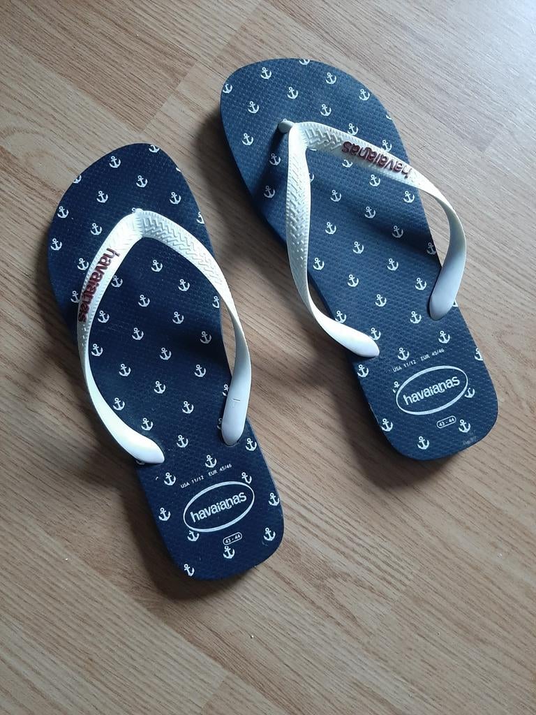 Havaianas slippers met ankerprint, Ophalen of Verzenden