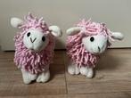 Twee roze knuffel - schaapjes, Ophalen of Verzenden, Zo goed als nieuw, Overige typen