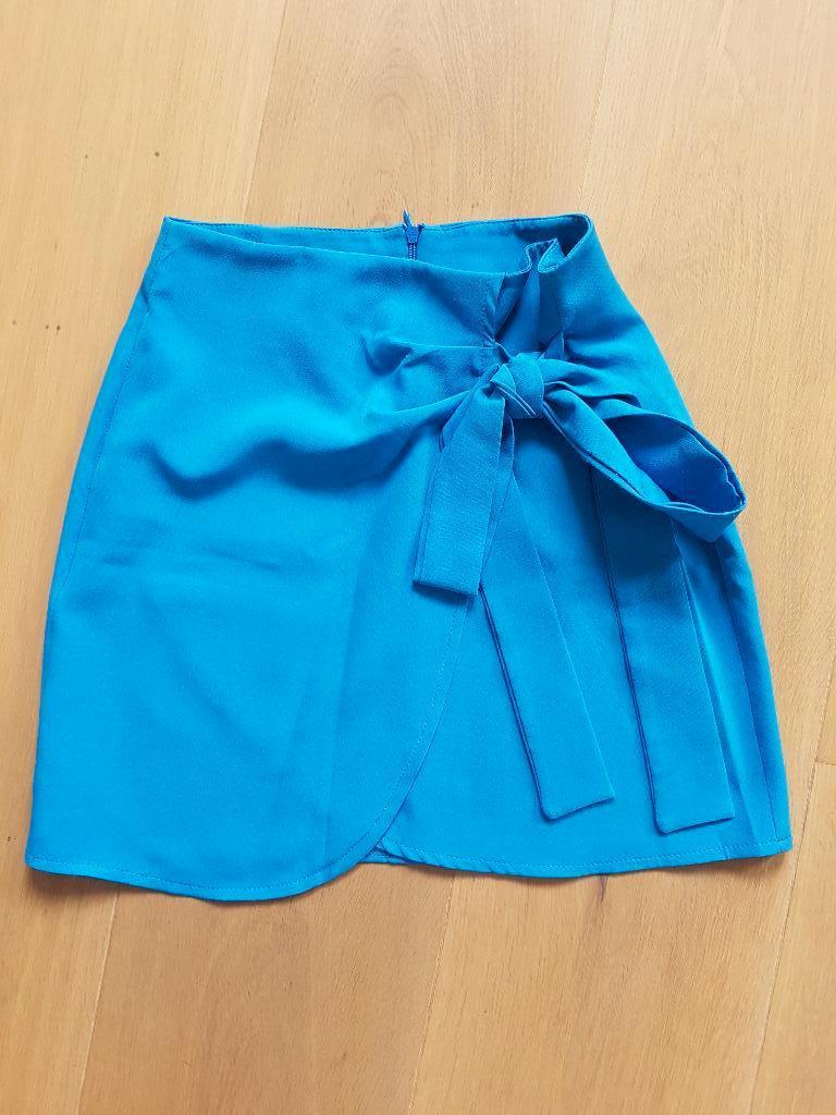 Blauwe overslagrok, merk Most Wanted, mt. S, Kleding | Dames, Rokken, Blauw, Ophalen of Verzenden, Zo goed als nieuw, Most Wanted