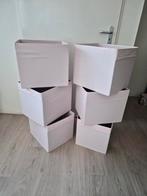 IKEA Dröna opbergdozen (stof) roze - 6 stuks, Ophalen, Overige materialen, Minder dan 50 cm, Minder dan 50 cm