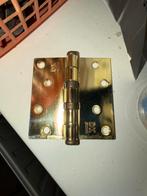 18 Koperen scharnieren - Nieuwstaat, Doe-het-zelf en Verbouw, Hang- en Sluitwerk, Ophalen of Verzenden, Nieuw, Koper of Messing