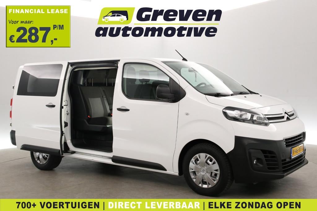 Citroën Jumpy 2.0 BlueHDI 145PK L3H1 | DC | 6 Zits | Airco, Auto's, Bestelauto's, Voorwielaandrijving, 145 pk, Stof, Gebruikt