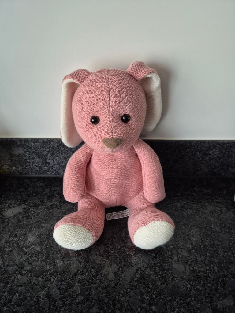 HEMA - Knuffel Konijn Roze, Ophalen of Verzenden, Konijn