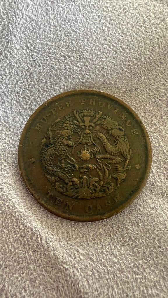 China Hu-Peh Province 10 Cash, Verzenden