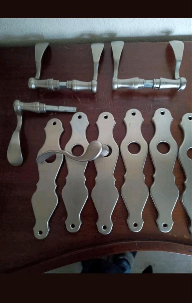 Deurklinken met deurschild 3 sets, Ophalen, Klink of Kruk