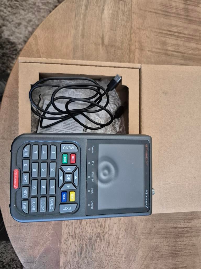GTMedia V8 Finder 2 Satelliet Zoeker, Audio, Tv en Foto, Schotelantennes, Ophalen, Zo goed als nieuw, (Schotel)antenne-accessoires