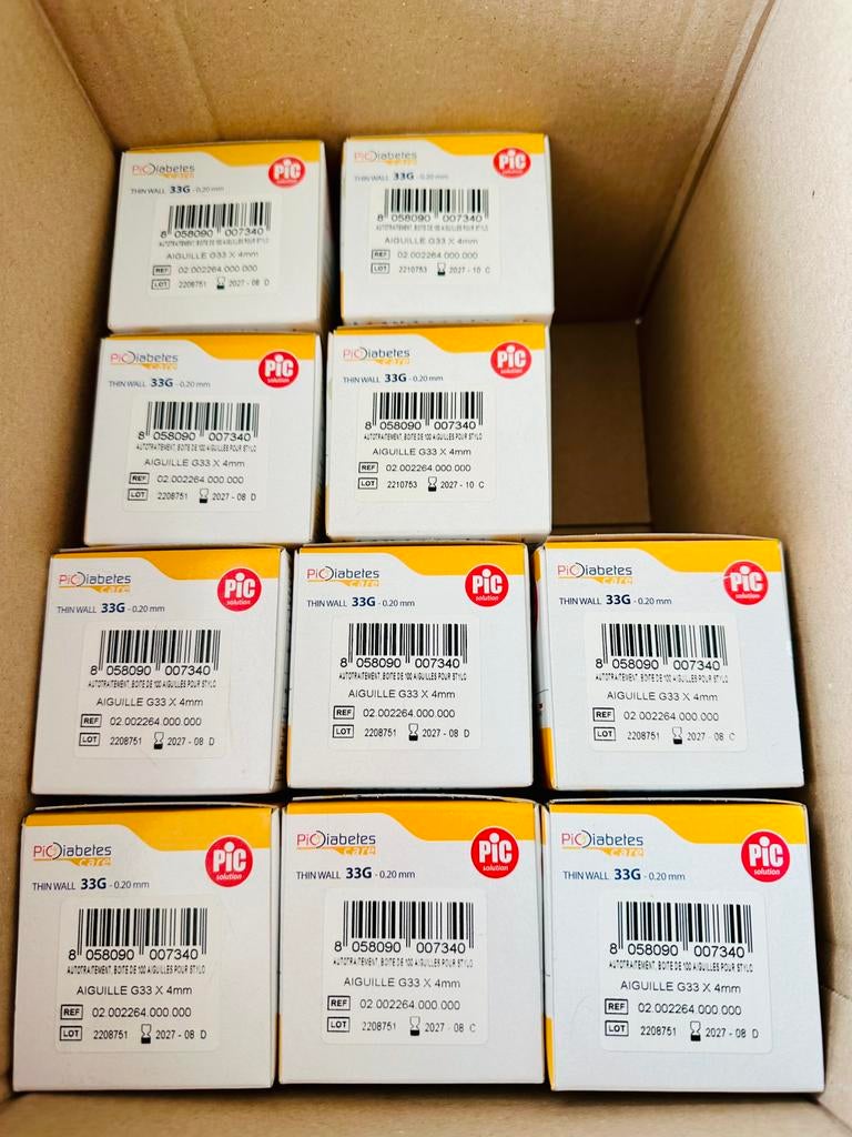 Pic solution insupen pennaald 4 mm steriel, Diversen, Verpleegmiddelen, Ophalen of Verzenden, Nieuw