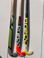 Drie zaalhockey sticks Adidas en 2 x Brabo carbon composiet, Sport en Fitness, Ophalen of Verzenden, Gebruikt, Stick