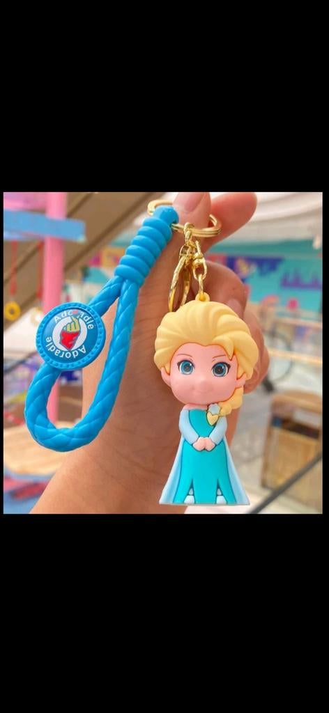 Nieuwe Elsa Sleutelhanger - Frozen Figuurtje, Ophalen, Nieuw, Knuffel of Figuurtje