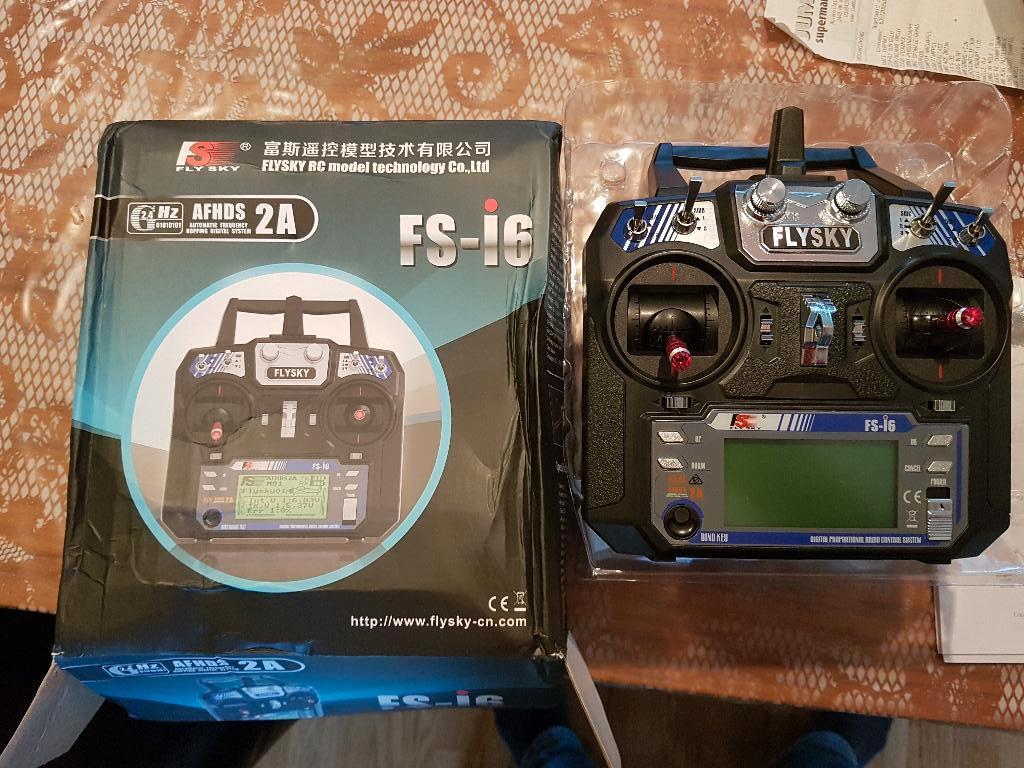 RC Zender FS-I6 FS-ST8 FS-I6X 10 kanaals FlySky 2.4GHZ AFHDS, Ophalen of Verzenden, Nieuw