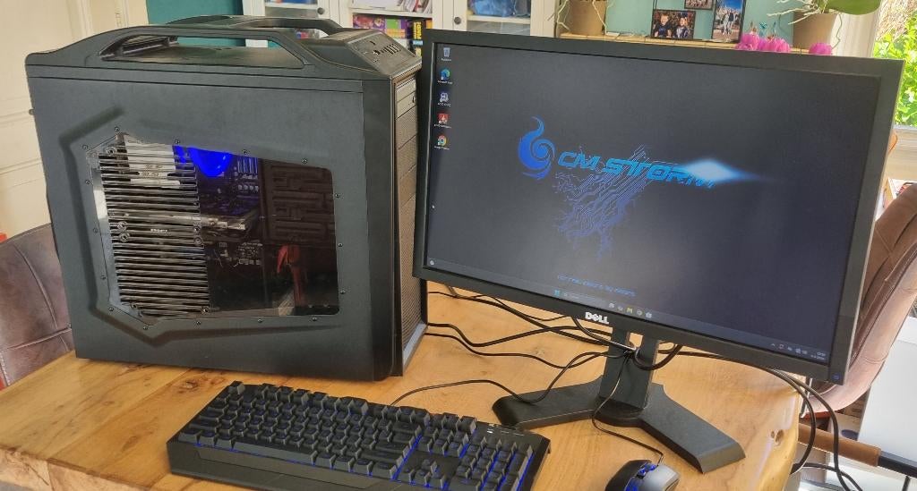 Budget game pc, GTX 750 TI, FX 8350, Gebruikt, 8 GB, Zelf gebouwde pc, AMD FX 8350