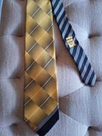 Gianni Versace Zijden Stropdas Goud Zwart Medusa, Overige kleuren, Gianni Versace, Ophalen of Verzenden, Zo goed als nieuw