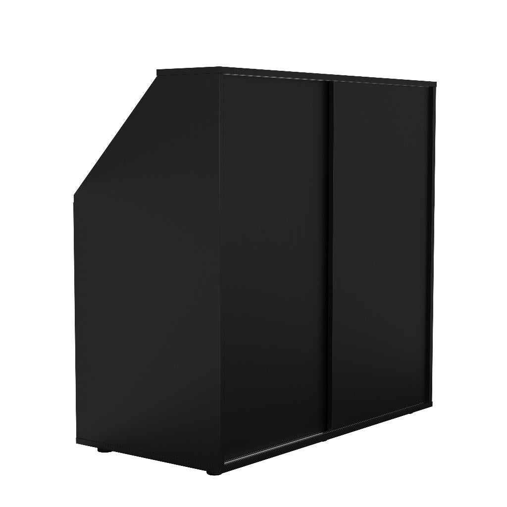 Kledingkast schuine wand zolder slaapkamer - zwart, Ophalen, Overige materialen, Nieuw, 50 tot 100 cm