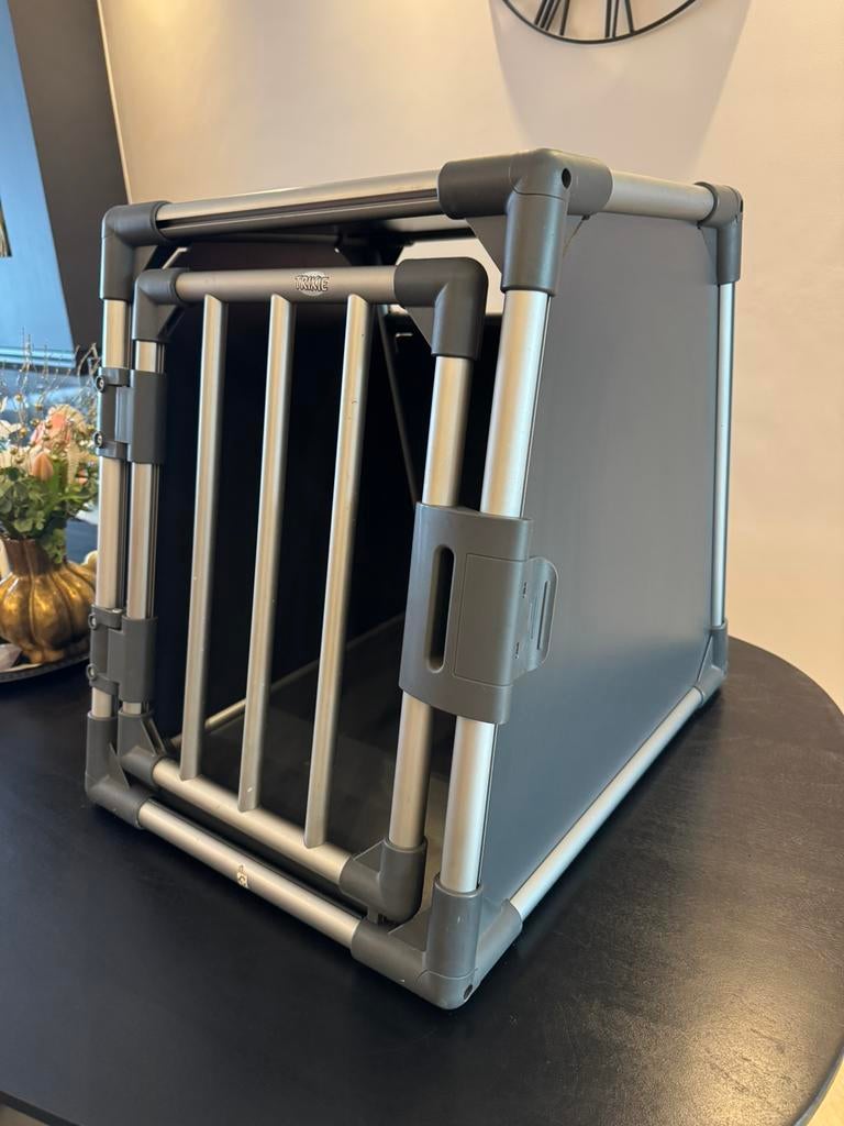 Trixie bench/vervoersbox, Dieren en Toebehoren, Hondenhokken, Ophalen, Zo goed als nieuw, 75 tot 110 cm, Minder dan 65 cm