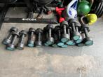 20 x 3 kg reebok rubberen dumbbells dumbbell set gewichten, Ophalen, Dumbbell, Gebruikt, Dumbbells