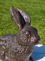 KONIJN / HAAS / GIETIJZER / tuinbeeld, Dierenbeeld, Nieuw, Metaal, Info@huisentuindecoratiemarie.nl