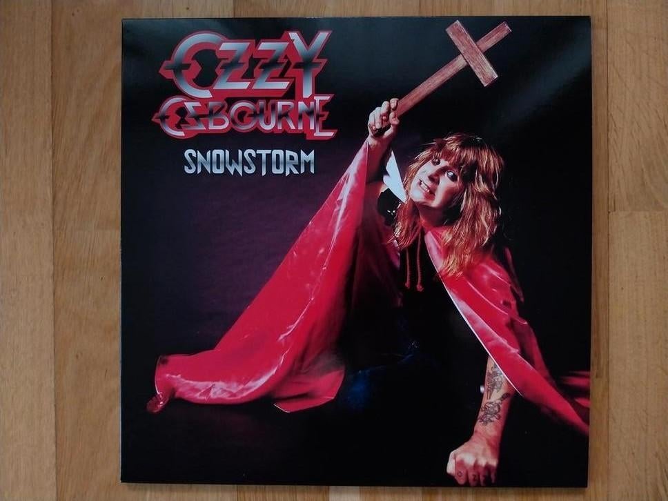 Lp - OZZY OSBOURNE - snowstorm (gekleurd vinyl), Ophalen of Verzenden, Zo goed als nieuw