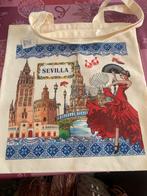 Katoenen tasje Sevilla - Nieuw, wasbaar 40x38cm, Ophalen of Verzenden, Nieuw, Beige, Overige merken
