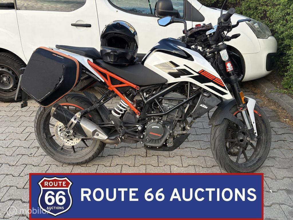 KTM 125 Duke | 2019 | Route 66 Auctions, Auto's, Overige Auto's, Gebruikt, Overige carrosserieën, Zwart, Bedrijf