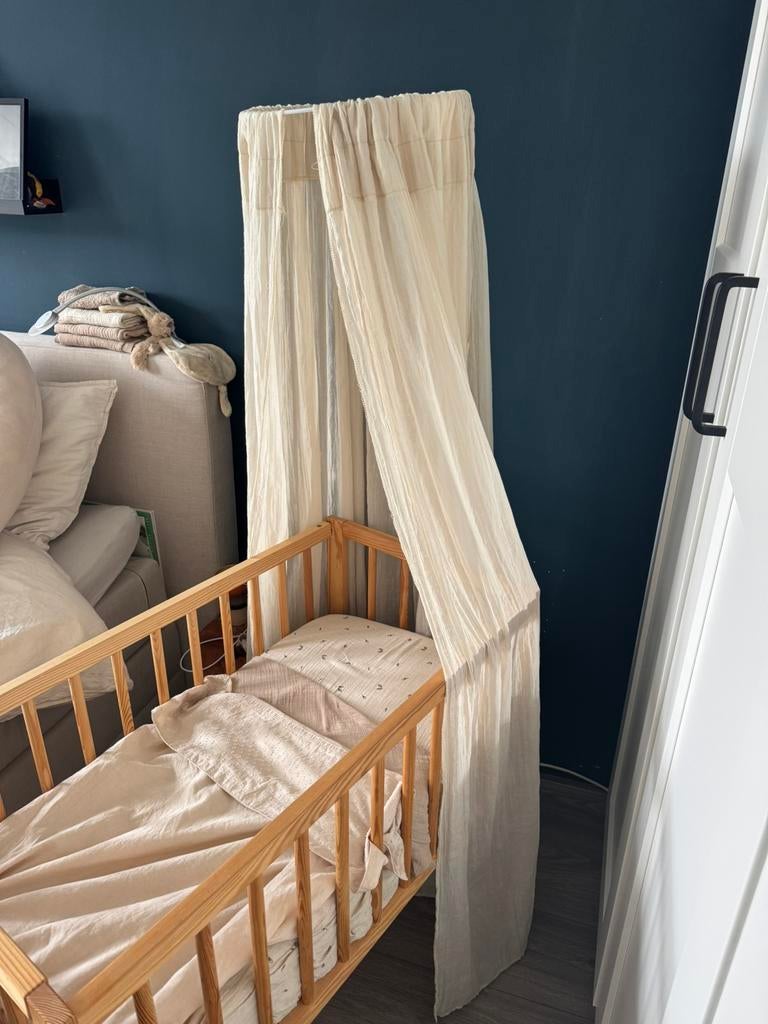 Mooie Jollein klamboe/sluier/hemeltje met piekstok ledikant, Kinderen en Baby's, Kinderkamer | Complete kinderkamers, Ophalen of Verzenden