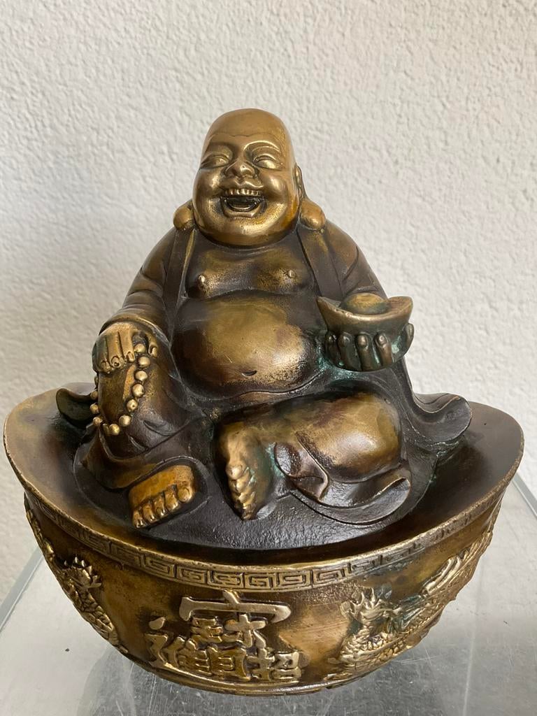 Oude Chinese Bronzen Budha, Ophalen of Verzenden