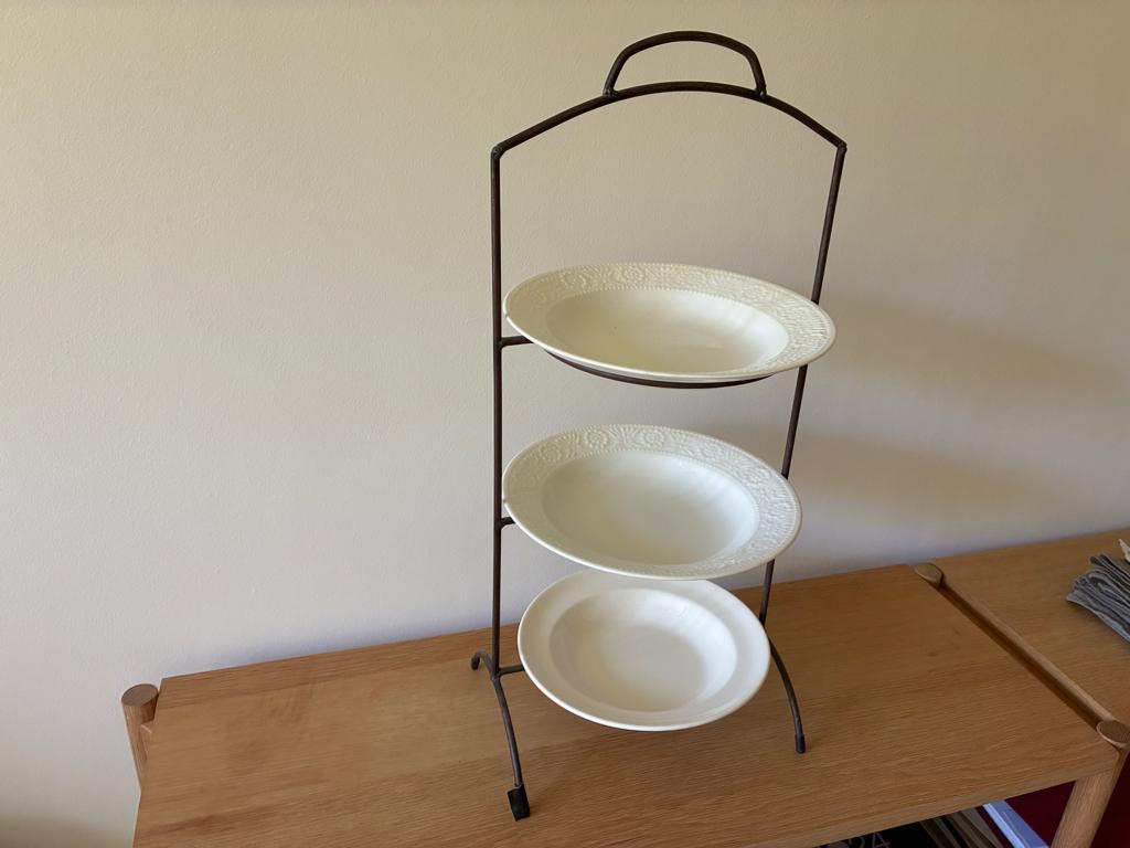 Sfeervolle etagère met losse borden, Huis en Inrichting, Ophalen of Verzenden, Gebruikt