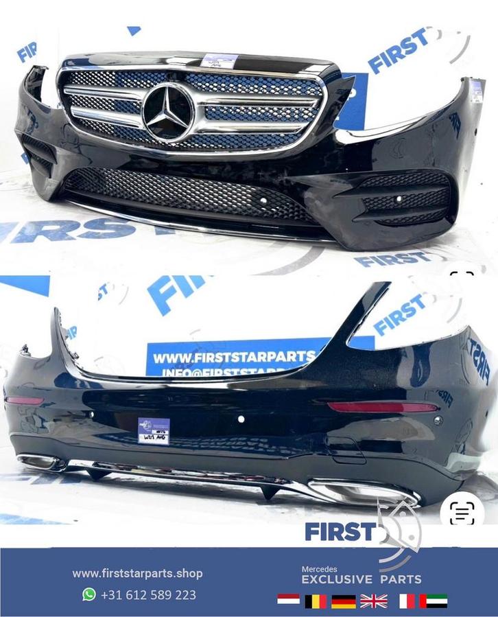 W213 BUMPER AMG PAKKET voorbumper + achterbumper SET COMPLEE, Auto-onderdelen, Carrosserie en Plaatwerk, Bumper, Mercedes-Benz