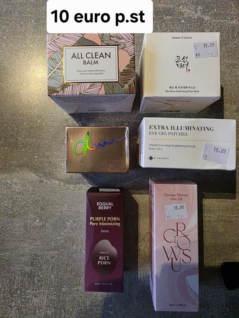 Korean skincare k-beauty nieuw, Gehele gezicht, Onbekend, Nieuw, Ophalen of Verzenden