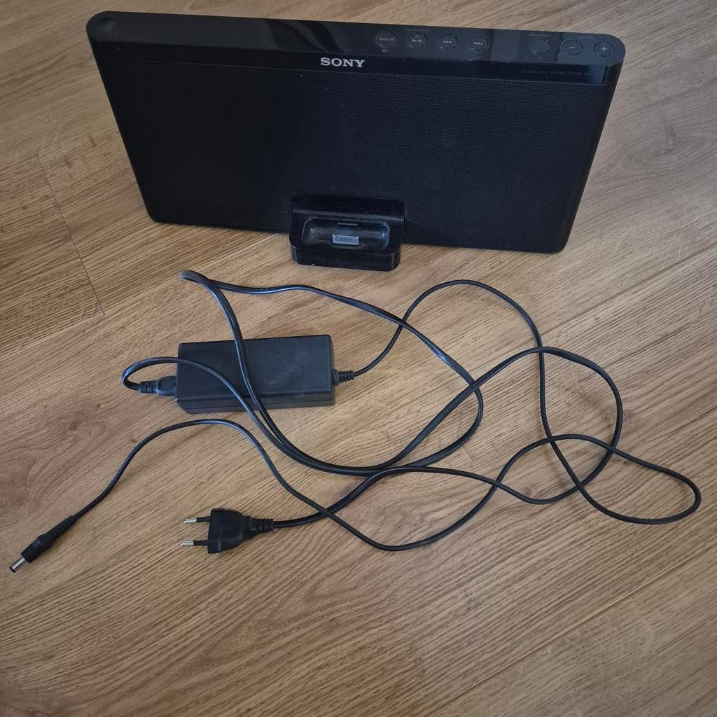 Sony speaker met iPod/iPhone dock, Audio, Tv en Foto, Luidsprekers, Ophalen of Verzenden