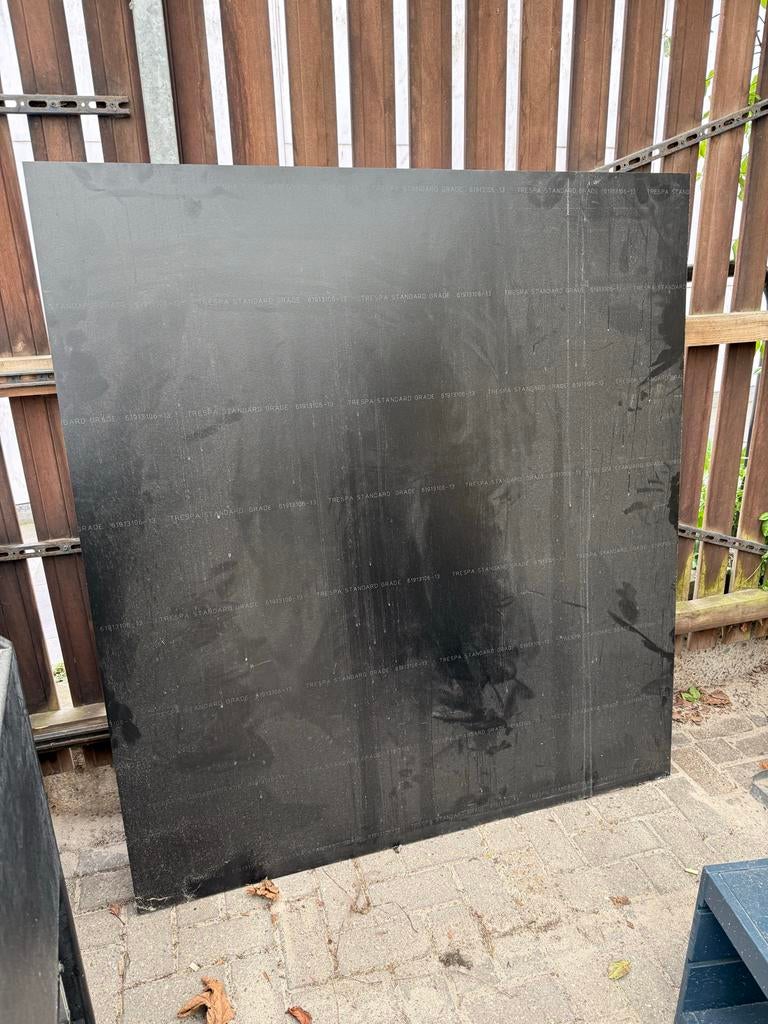 Trespa plaat 140 x 150 cm wit, Doe-het-zelf en Verbouw, Platen en Panelen, Ophalen, Gebruikt, HPL, Minder dan 20 mm