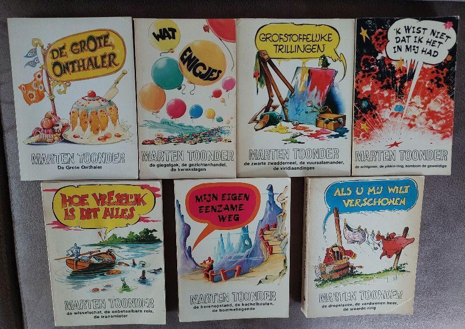 Marten Toonder: diverse boeken, Meerdere stripboeken, Ophalen of Verzenden, Gelezen