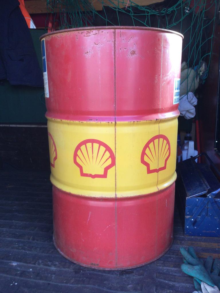 OLIEDRUM JOHN DEERE OPSLAGVAT STATAFEL INDUSTRIEEL MANCAVE, NVT, NVT, Ophalen of Verzenden, Zo goed als nieuw