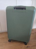 Groene koffer 2x, Sieraden, Tassen en Uiterlijk, Koffers, Ophalen, Hard kunststof, 70 cm of meer, Wieltjes