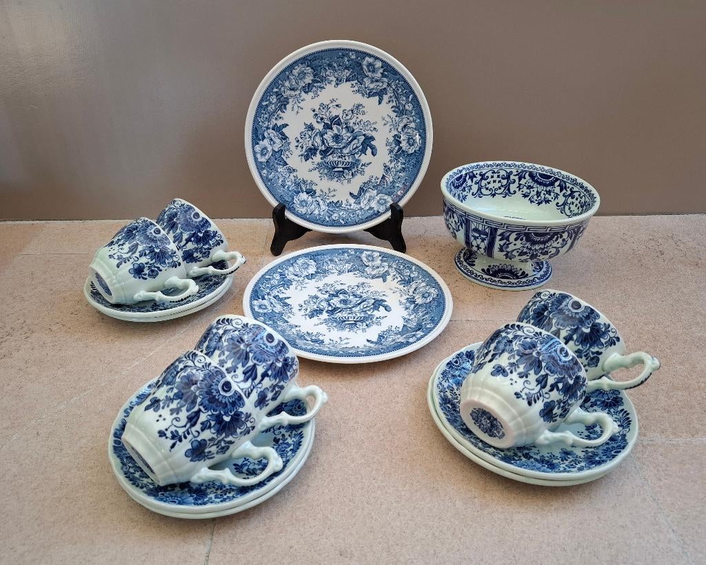 Villeroy & Boch Delfts Blauwe kop schotels + Balmoral borden, Huis en Inrichting, Keuken | Servies, Ophalen of Verzenden, Zo goed als nieuw