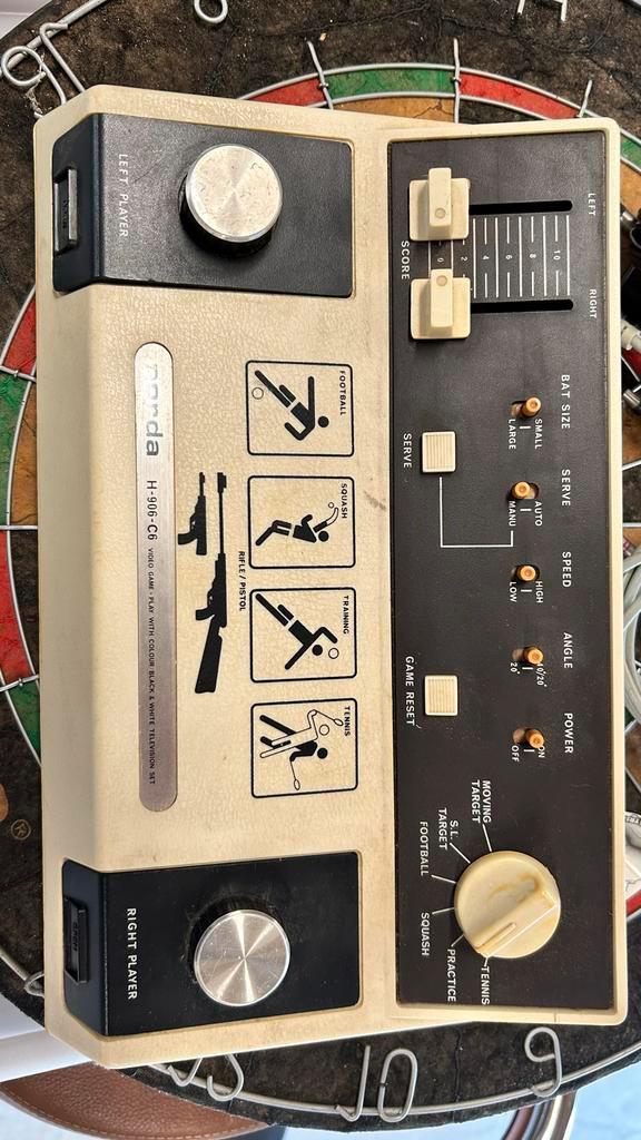 Norda H-906-C6 Pong Console - Vintage Computer Spel, Spelcomputers en Games, Games | Overige, Gebruikt, Sport, 2 spelers, Vanaf 3 jaar