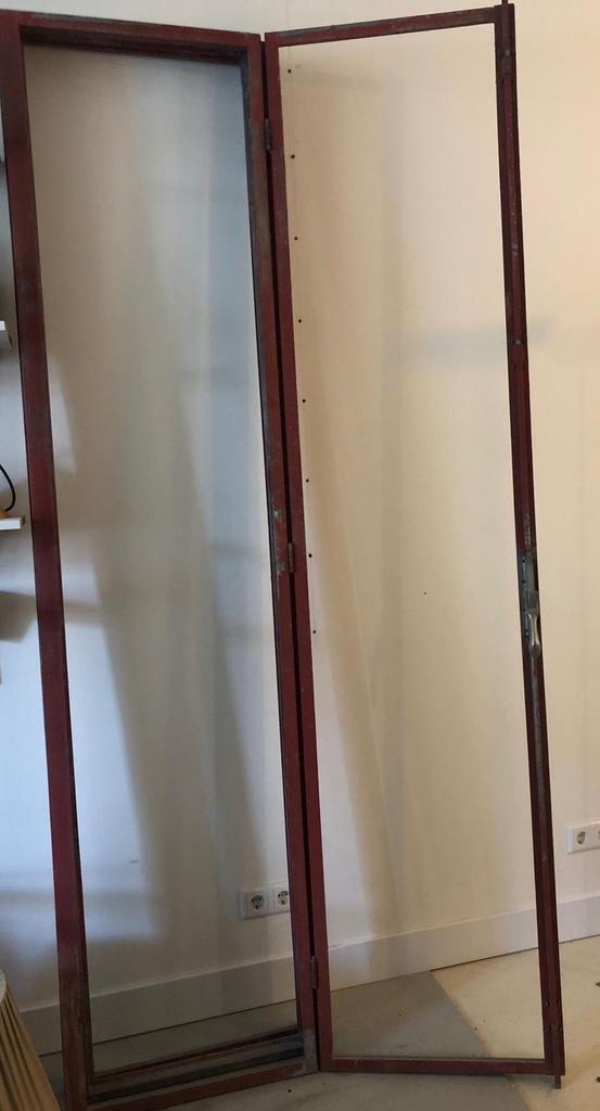 Stalen harmonica deuren set, Ophalen, Gebruikt, Overige typen, Metaal