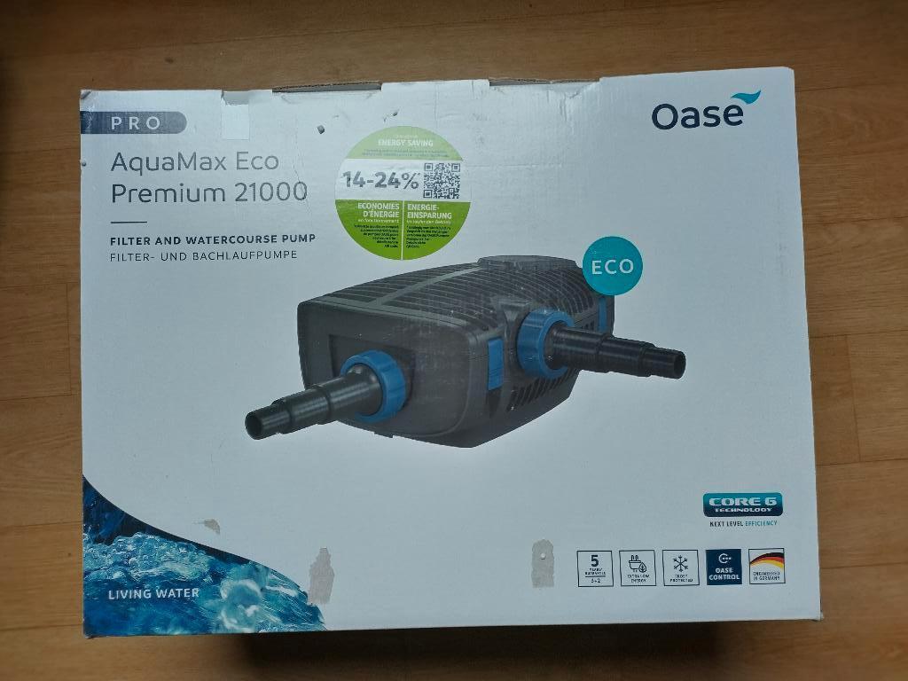Oase Aquamax Eco Premium 21000 vijverpomp nieuw in doos, Ophalen of Verzenden, Nieuw, Vijverpomp