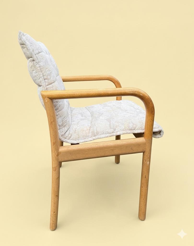 4x Hölsta Deens design eetkamerstoelen hout, Huis en Inrichting, Stoelen, Ophalen, Gebruikt, Bruin, Vier