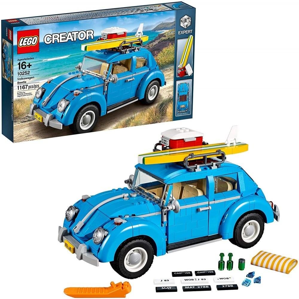 Lego 10252 Volkswagen Kever met verlichtingsset., Ophalen of Verzenden