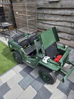 Willy’s Jeep Army 24 3 persoons kinderauto groen, Ophalen, Gebruikt