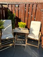 Tuinset, Tuin en Terras, Tuinstoelen, Ophalen, Zo goed als nieuw, Hout