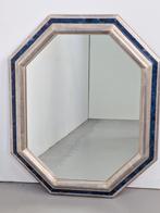 Vintage hexagon spiegel hout zilver zeshoek schleiper ’60, N, N, Ophalen of Verzenden, Zo goed als nieuw