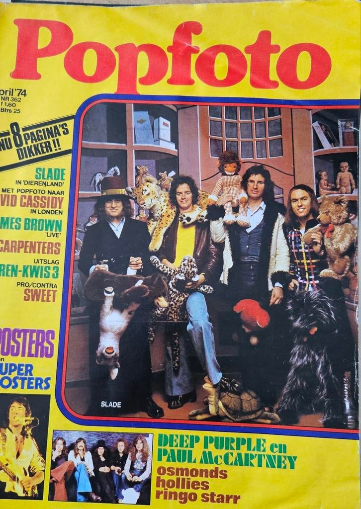 Popfoto 1974 compleet, Ophalen of Verzenden, Muziek, Film of Tv