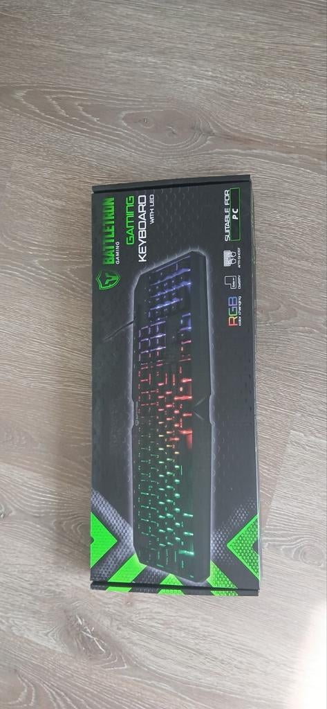 Battletron Gaming Toetsenbord met RGB LED Verlichting, Computers en Software, Toetsenborden, Ophalen