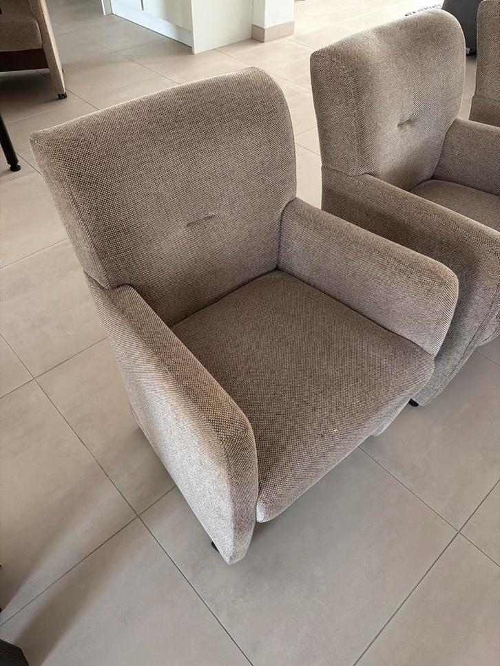Henders en Hazel stoelen, Huis en Inrichting, Stoelen, Zo goed als nieuw, Twee, Stof, Overige kleuren, Ophalen