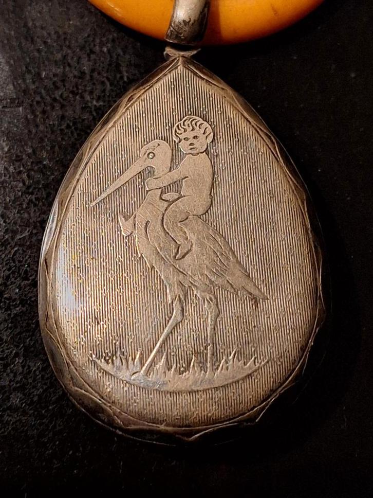 Antieke zilveren rammelaar, Antiek en Kunst, Antiek | Goud en Zilver, Ophalen of Verzenden