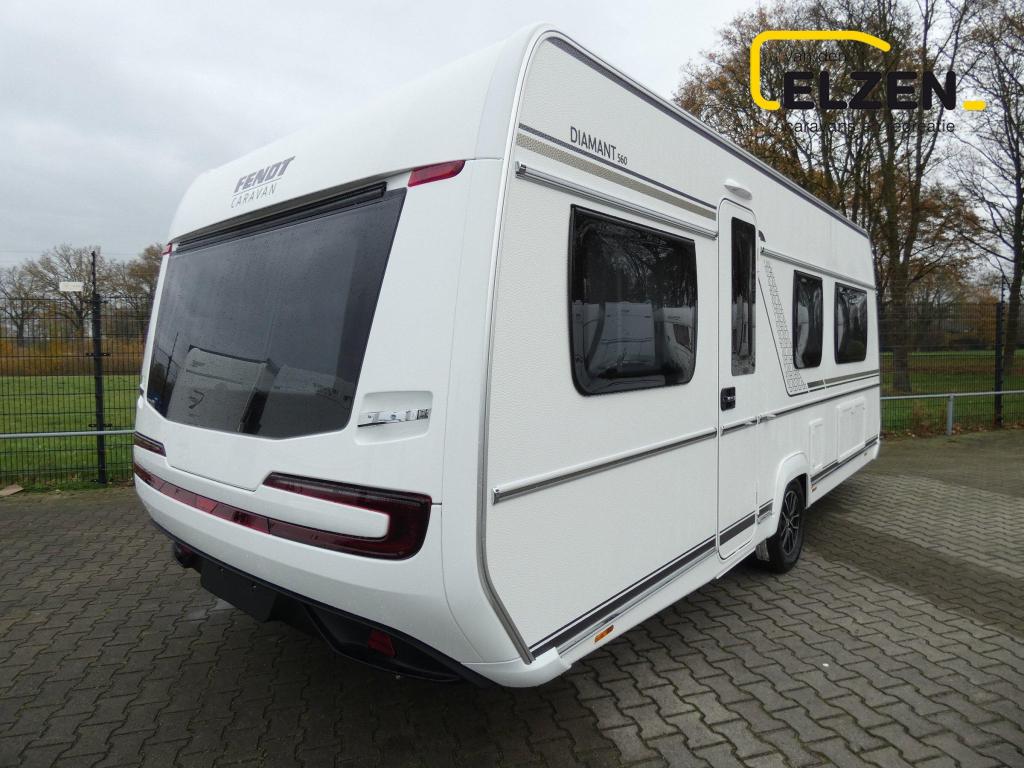 Fendt Diamant 560 SG Model 2026, bekl. Geneve, Caravans en Kamperen, Caravans, Rondzit, Bedrijf, Tot en met 4, 1500 - 2000 kg